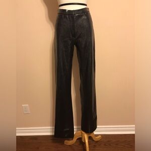 Teenflo Maurice Tarica Women’s Faux Leather Snakeskin PVC Pants